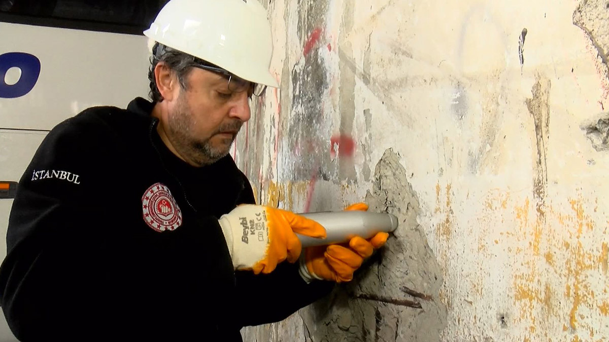 15 Temmuz Demokrasi Otogarı'nda çatlak incelemesi