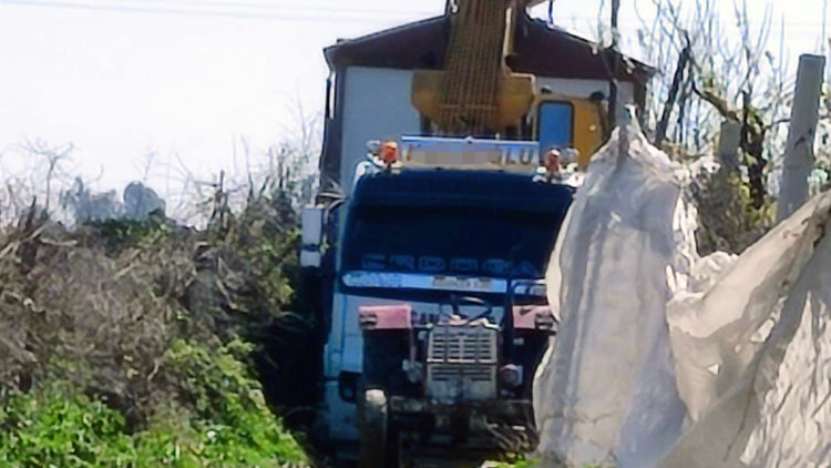 Konteyner evi çalan 3 şüpheli çamura saplanınca yakalandı