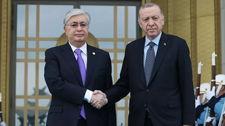 Erdoğan kazakistan cumhurbaşkanı ile görüştü