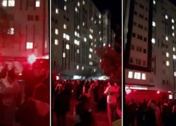 depremzedelerin kaldığı yurtta 'gaz kokusu' tedirginliğe neden oldu