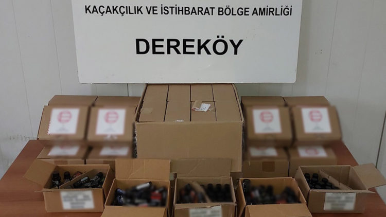 Dereköy Gümrük Kapısı'nda esansiyel yağ ele geçirdi