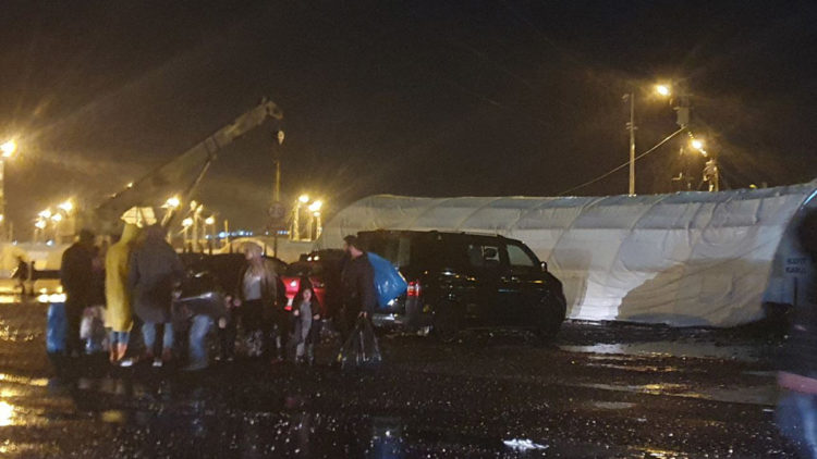 Çadırda yaşayan 450 depremzede tahliye edildi