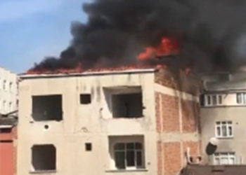 Esenler'de metruk binada yangın sonrası ceset bulundu
