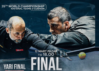 Bilardo Milli Takımı finale yükseldi
