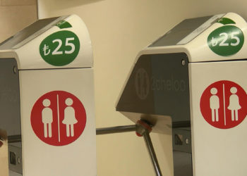 Florya'da 25 liraya VIP tuvalet