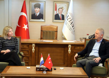 Hollandalı Bakan Liesje Schreinemacher Gaziantep'e geldi