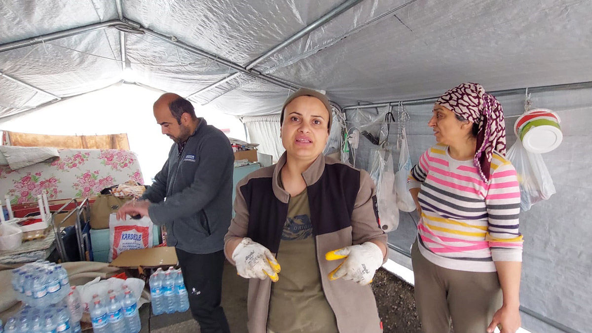 İskenderun'da sağanak etkili oldu