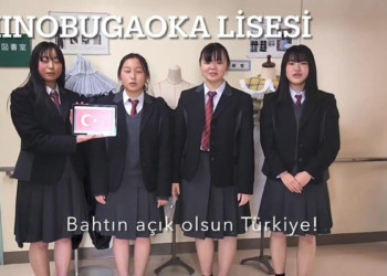 Japonya'daki öğrencilerden depremzedelere destek