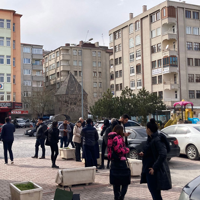 Kayseri İncesu'da peş peşe depremler