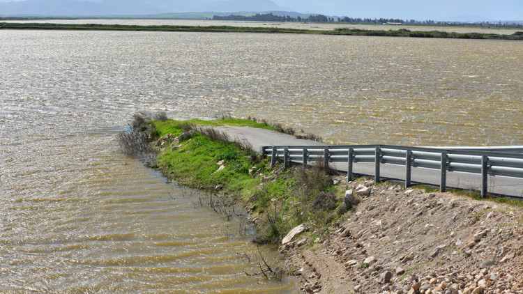 Amik Gölü havzasında su yükseldi