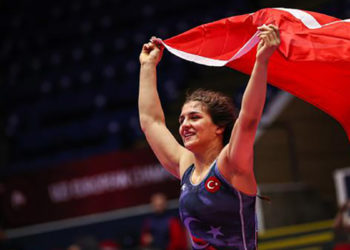 Milli güreşçi Nesrin Baş Avrupa şampiyonu oldu