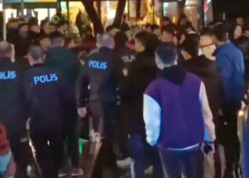 Sarıyer'de asker uğurlamasında kavga