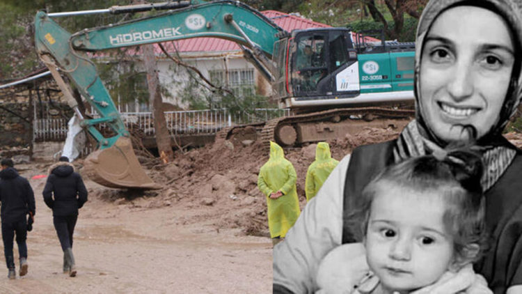 Sele kapılan hamile kadın ve bebeği aranıyor