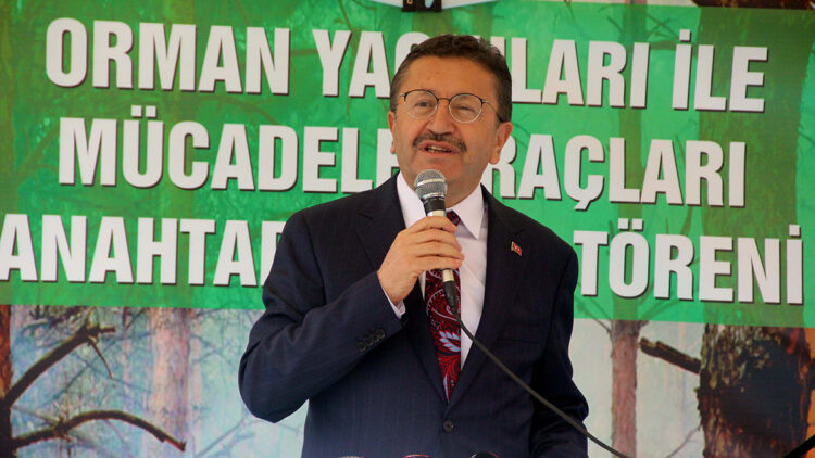 20 uçak ile 9 yangın söndürme helikopteri aldık