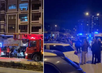 Ankara'da 7 katlı apartmanda patlama; 1 yaralı