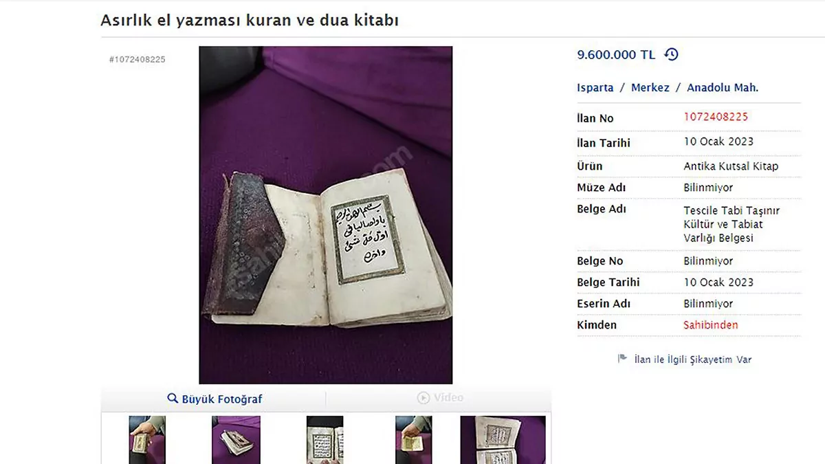 Asirlik ve el yazmasi kuran i kerim 9 milyona satistaas - yaşam - haberton