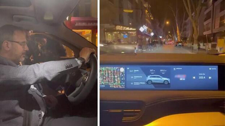 Bakan Kasapoğlu Togg ile trafiğe çıktı