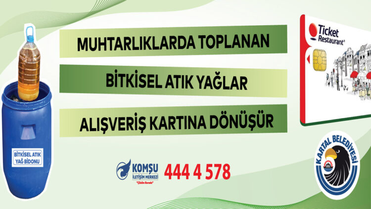 Bitkisel atık yağlar alışveriş kartına dönüşüyor