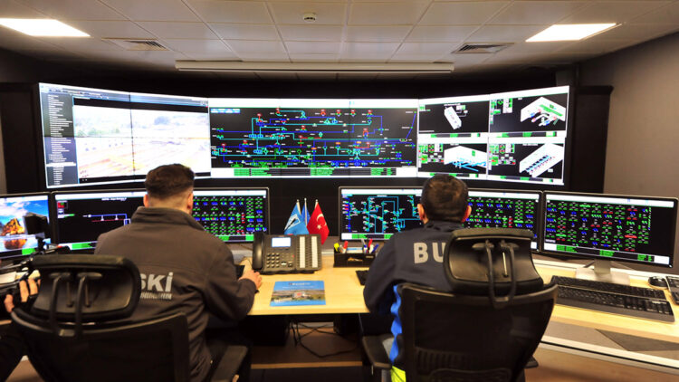 Bursa’nın suyu, SCADA Merkezi'nde izleniyor