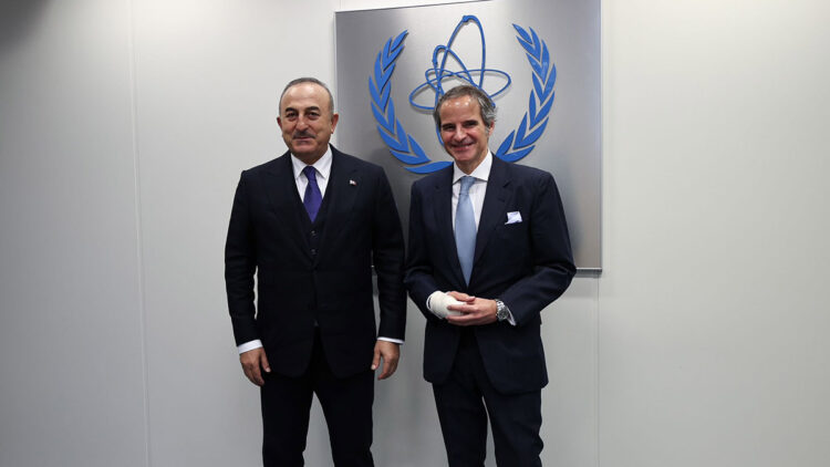 Çavuşoğlu, IAEA Direktörü Grossi ile görüştü