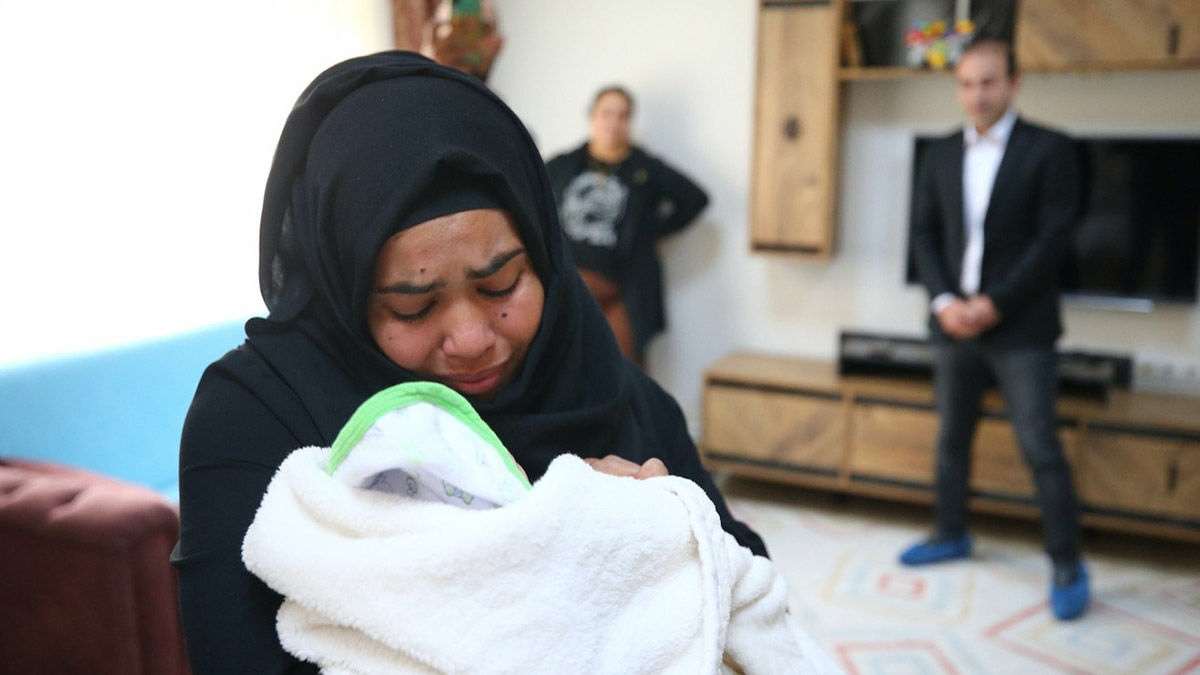 Depremzede meryem bebek, 2 ay sonra ailesine kavuştu