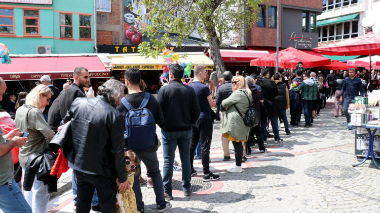 Edirne'de bayramda tava ciğerine yoğun ilgi