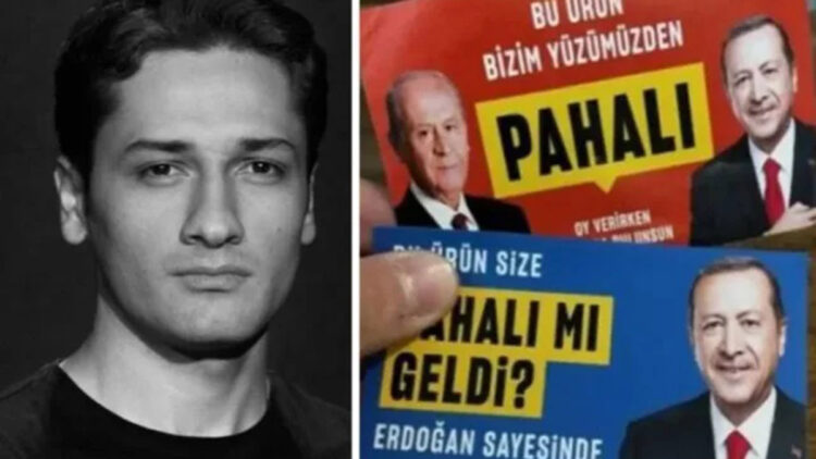 'Erdoğan sayesinde' etiketlerinin tasarımcısına gözaltı