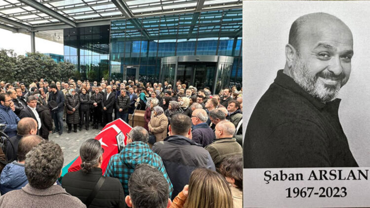 Gazeteci Şaban Arslan için tören düzenlendi
