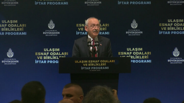 Kılıçdaroğlu, Ulaşım Esnaf Odaları iftar programında