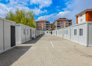 Malatya'da konteyner okullar hızla tamamlanıyor