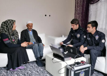 Suç mağdurları 'mobil kiti' ile ifade veriyor