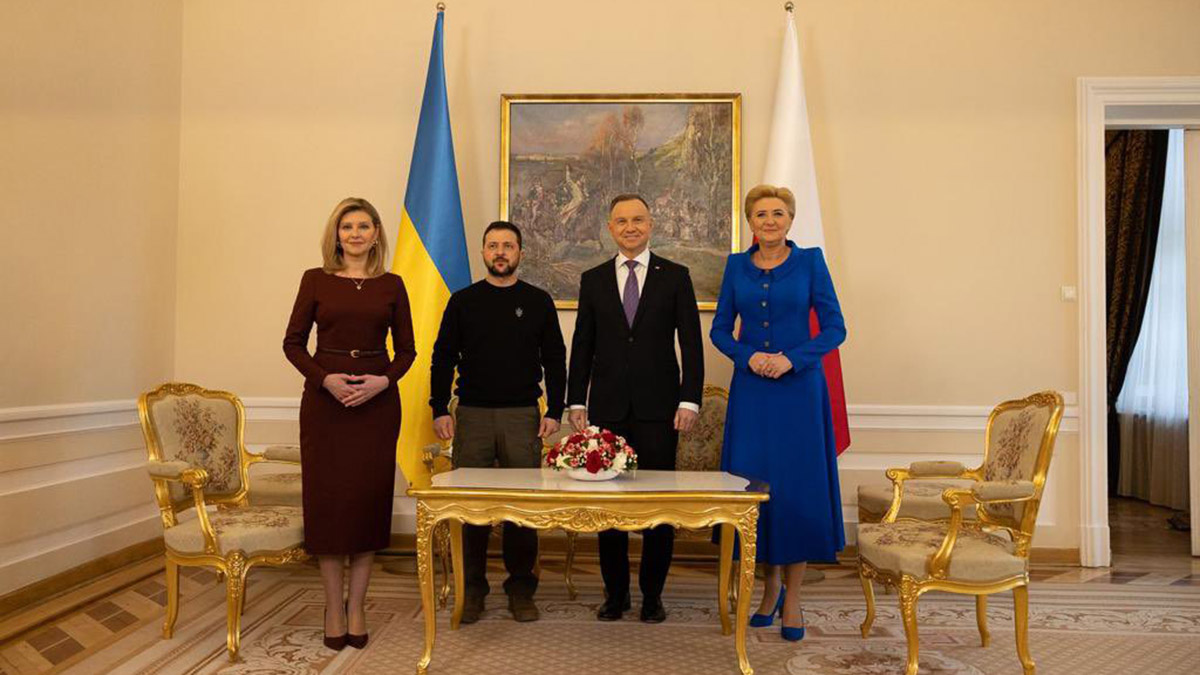 Zelenski, Polonya Cumhurbaşkanı Duda ile görüştü