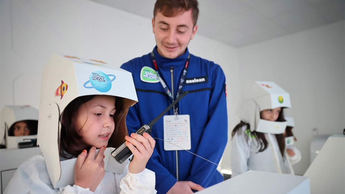 ASELSAN çocuklara uzay deneyimi yaşattı