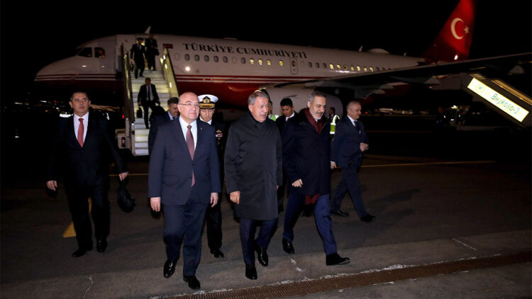 Hulusi Akar ve MİT Başkanı Hakan Fidan Moskova'da