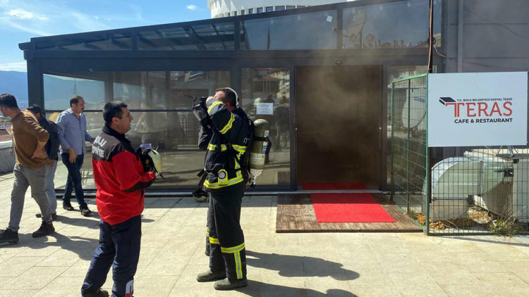 Bolu Belediyesi'nin sosyal tesisinde patlama