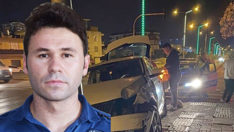 Kaza geçiren polis memuru Burak Zemin Yeter yaşamını yitirdi