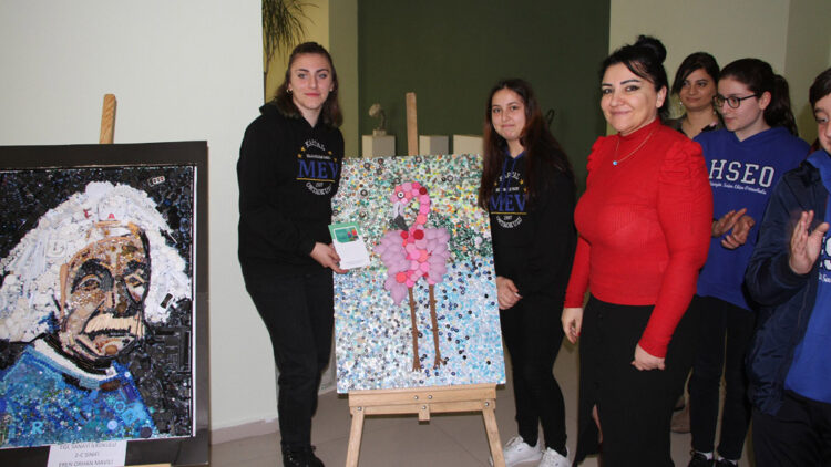 'Atıklardan Tablo Tasarım Yarışması' sona erdi