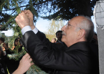 Kılıçdaroğlu marteniçkayı Türkan bebeğin anıtının ağacına astı