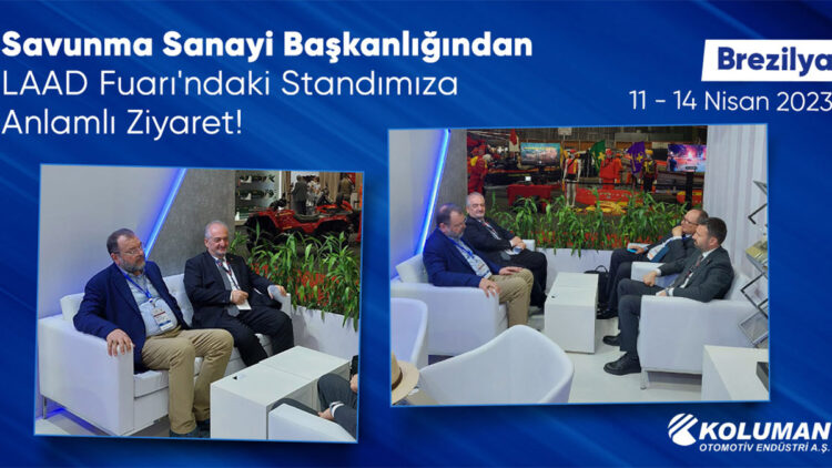 LAAD 2023 Güvenlik Fuarı'nda Koluman'a ilgi