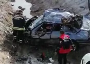 Amasya'da sulama kanalına devrilen otomobilin sürücüsü ve annesi öldü