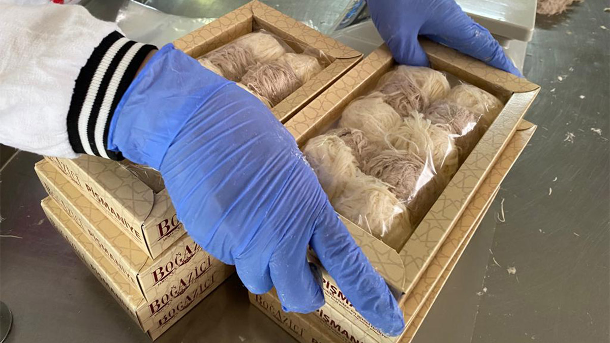 Bayram öncesi pişmaniye üretimi 2 katına çıktı