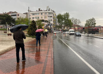 Tekirdağ'da sağanak etkili oldu