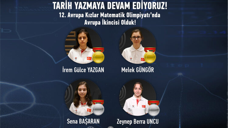 12'nci Avrupa Kızlar Matematik Olimpiyatı gururumuz