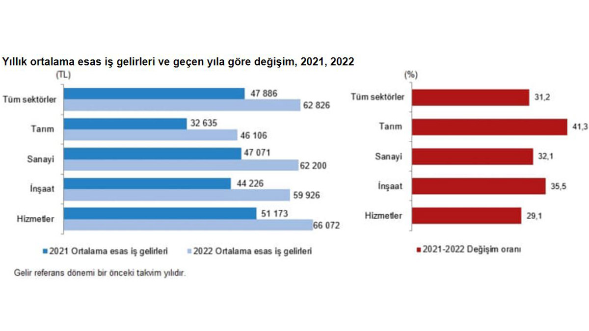 2022 yılı gelir dağılımı istatistikleri açıklandı
