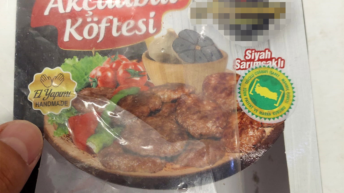Tarihi geçmiş köfteyi satan markete 6 bin TL ceza