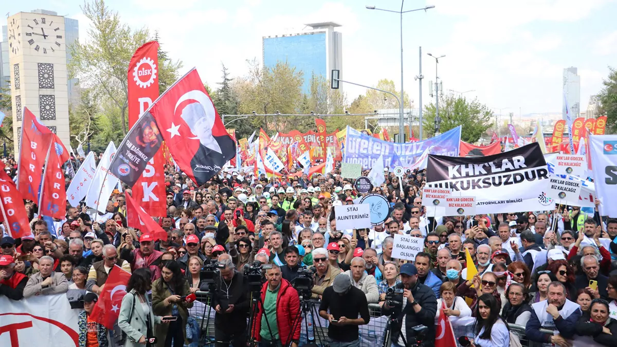 Ankarada 1 mayis coskusua - öne çıkan - haberton