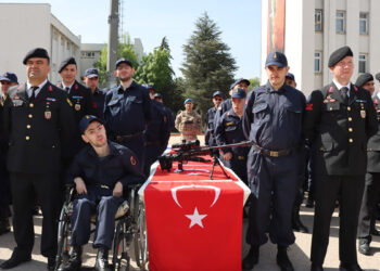 Ankara'da 37 engelli vatandaş, temsili askerlik yaptı