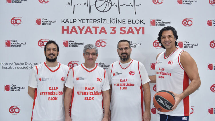Basketbol oynanarak kalp yetersizliğine dikkat çektiler