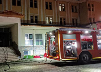 Bolu'da öğrenci yurdunda çıkan yangın söndürüldü