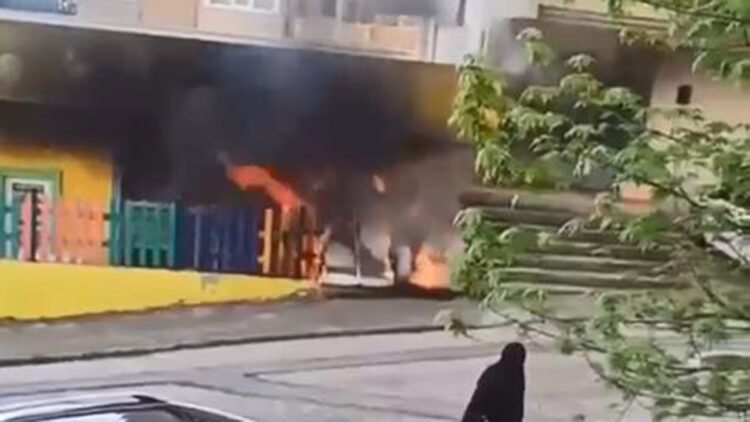 Bursa'da anaokulunda yangın